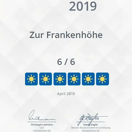 Zur Frankenhoehe Marktbergel Esterno foto